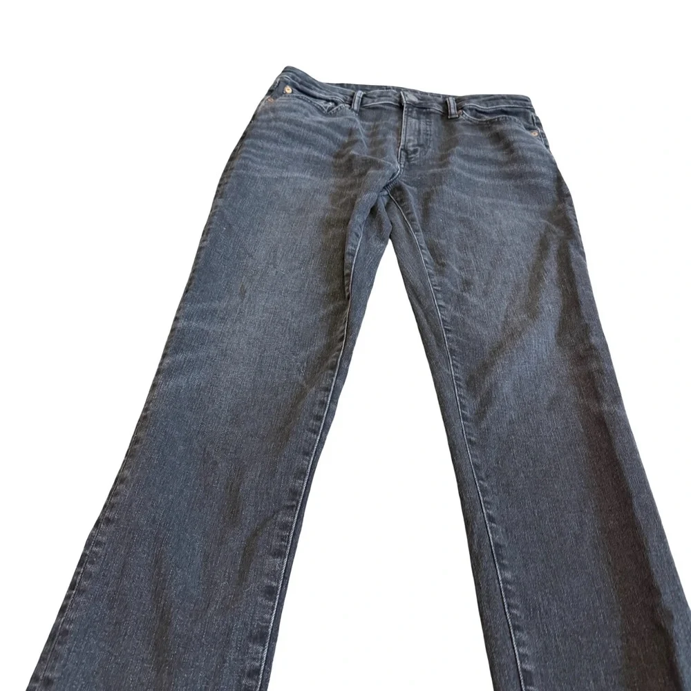 American Eagle Flex Black Denim Skinny Straight Jeans Stretch Size 32 Men's